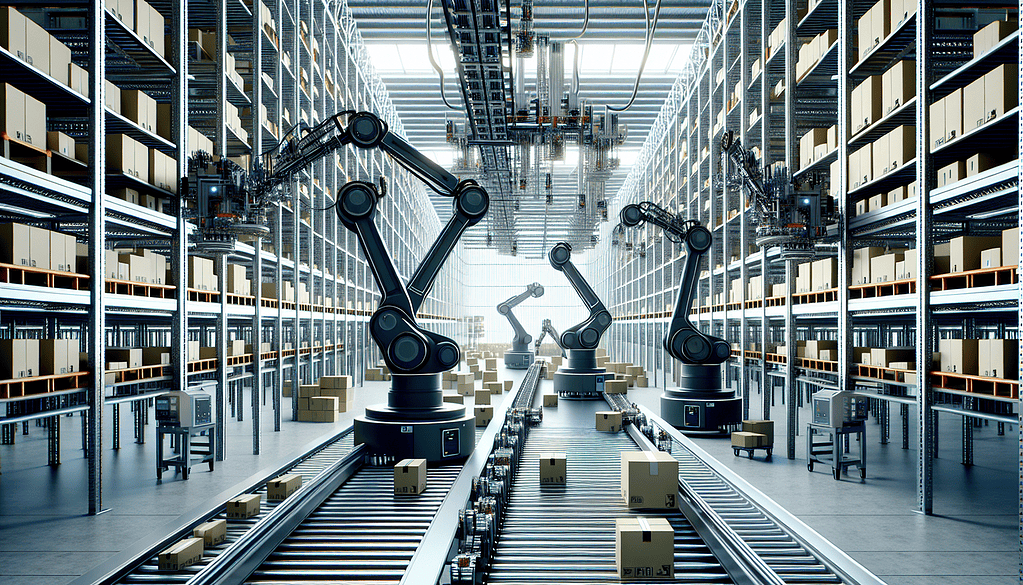robotics in warehouse replenishment process to meet inventory levels