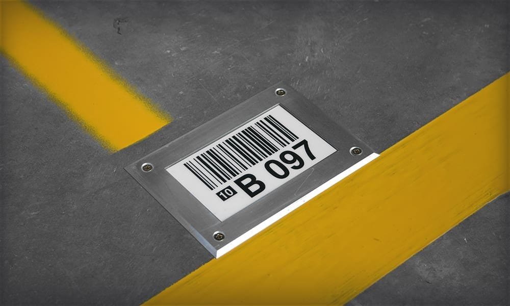 floor bulk location sign