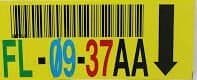 a label with colors