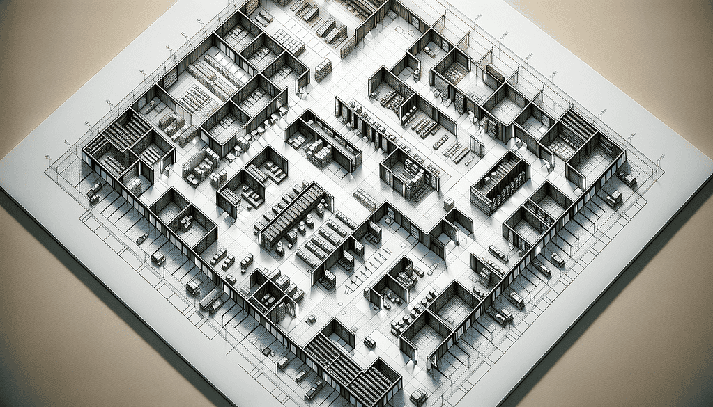 Warehouse floor plan design