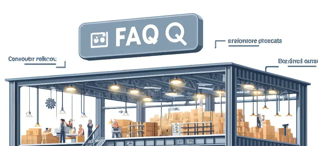 Illustration of optimized vertical storage space in a warehouse
