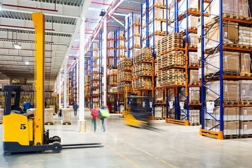 An organized warehouse