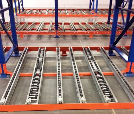 pallet flow roller