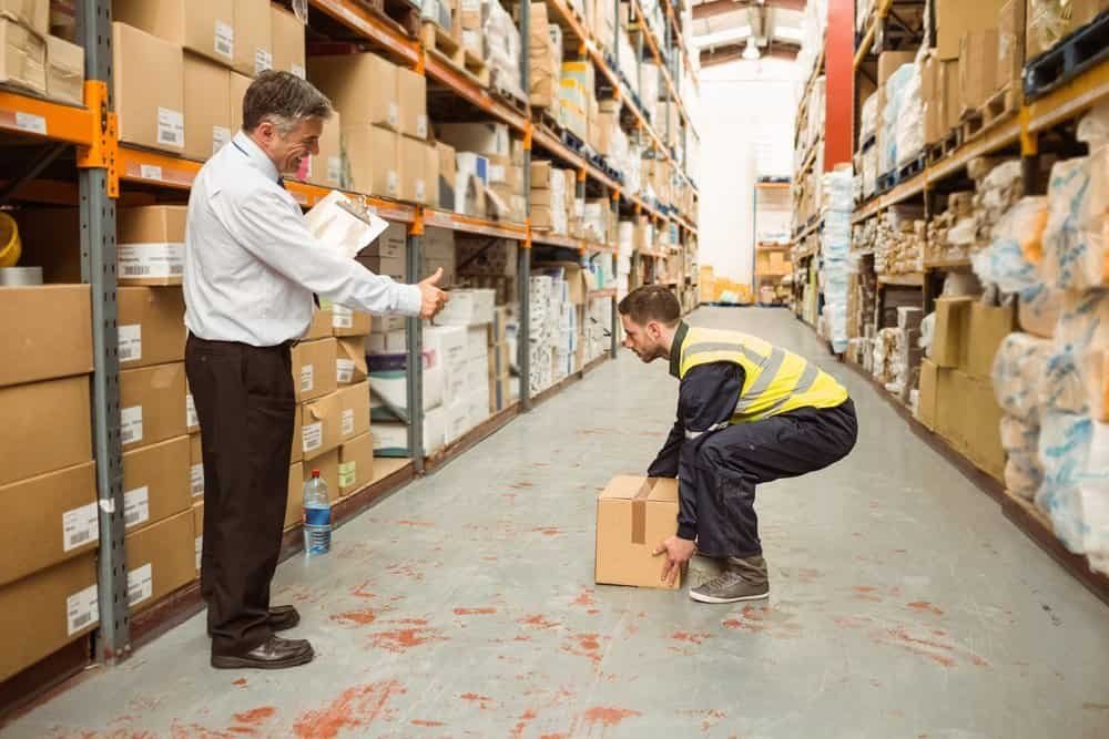 safe procedures for a warehouse associate via employee training
