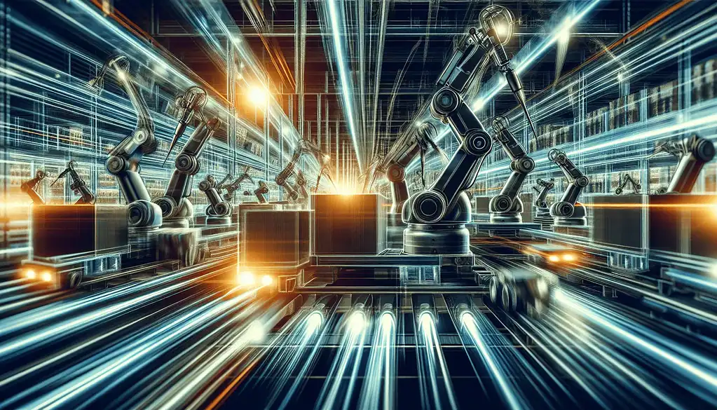 robot in warehouse