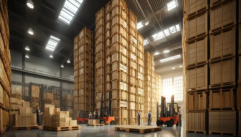 misc. warehouse pallets
