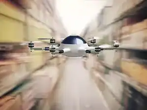 warehouse drones used for inventory accuracy via visual data collection