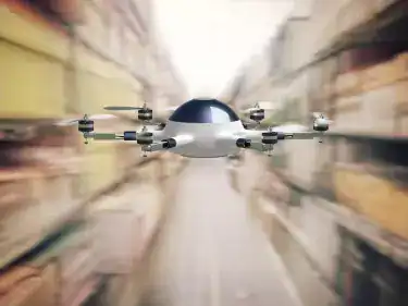 warehouse drones used for inventory accuracy via visual data collection