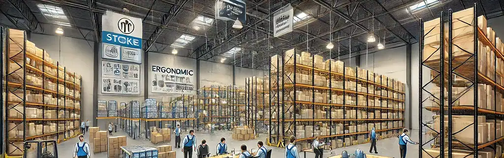 warehouse ergonomics, avoid risk factors and worker fatigue, proper lifting techniques