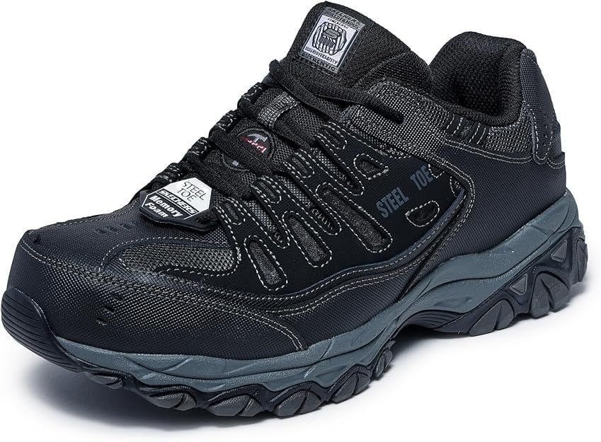 Skechers Men’s Cankton Steel Toe Construction Shoe
